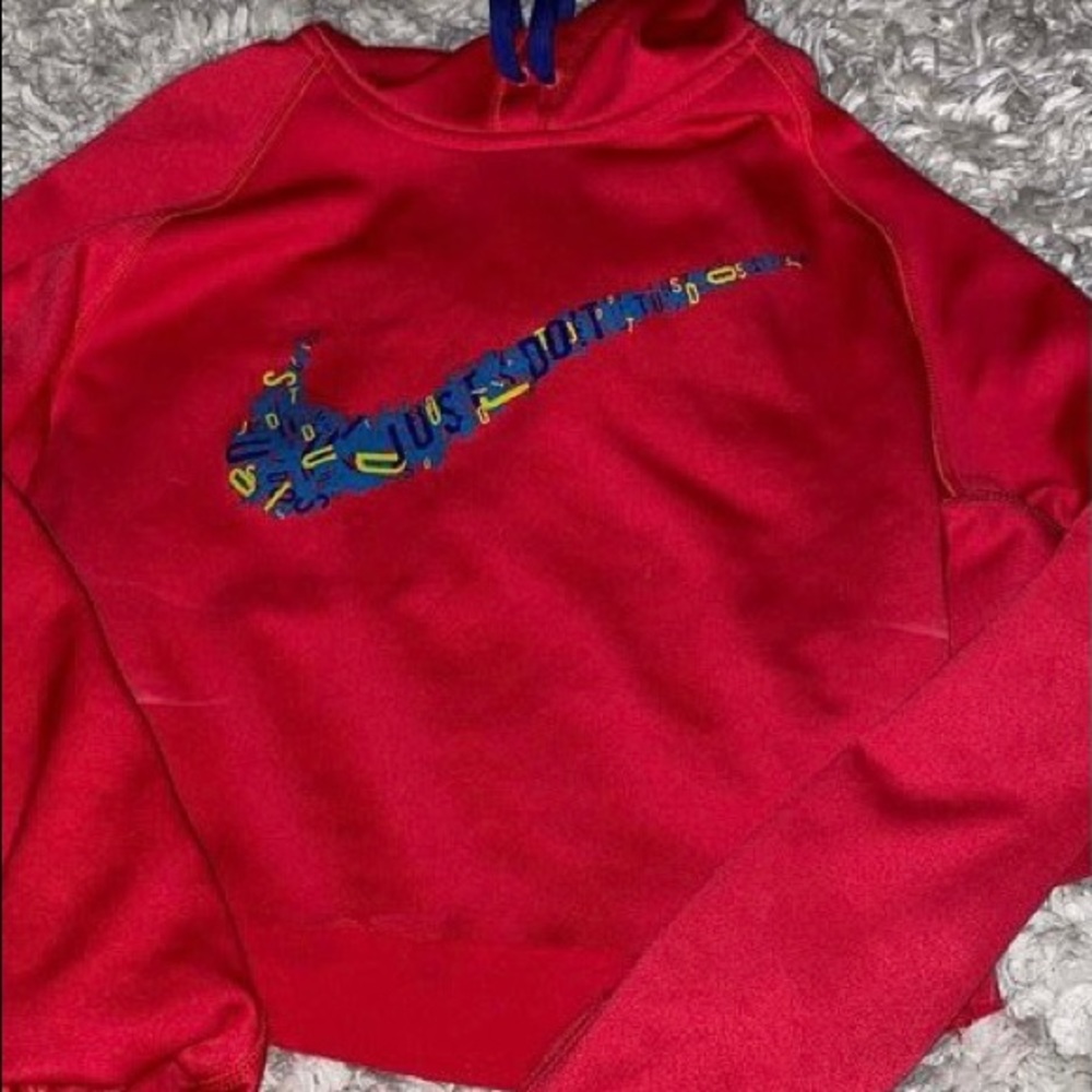 cropped nike hoodie